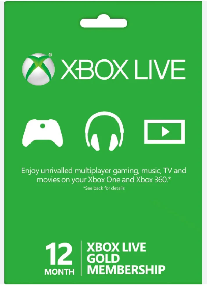 ✅Xbox Live Gold 12 months Digital Code Global🔑