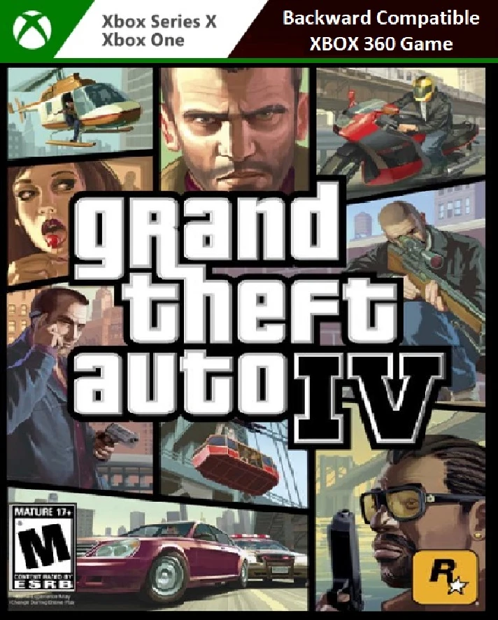 GTA IV | Grand Theft Auto 4 XBOX + 🎁Gift