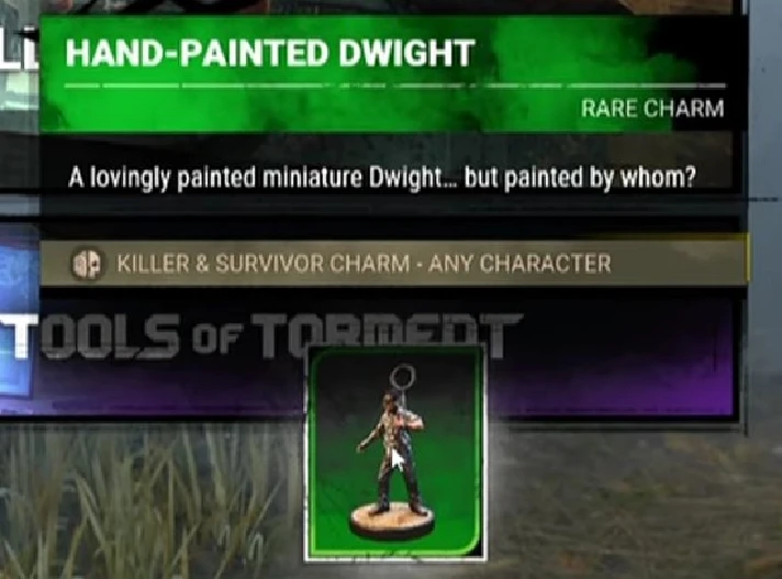 🎨DBD: Rare Charm - Hand-Painted Dwight + Gift🎁