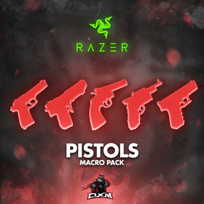 PISTOLS MACRO PACK RAZER
