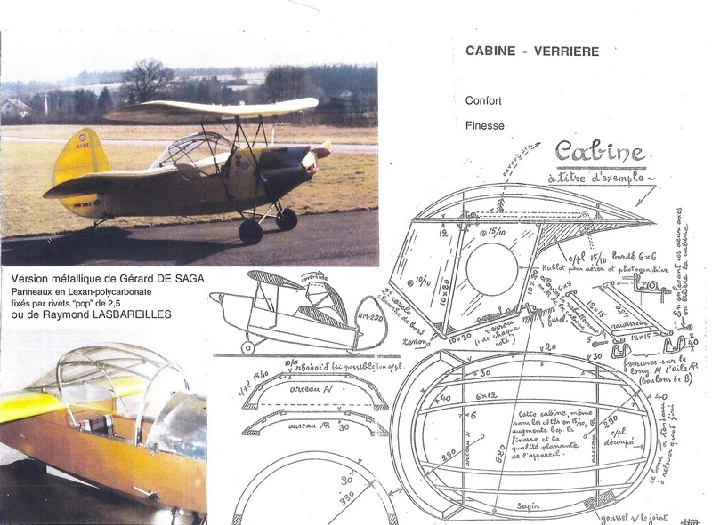 You Aviator. Drawings aircraft Le HM-293