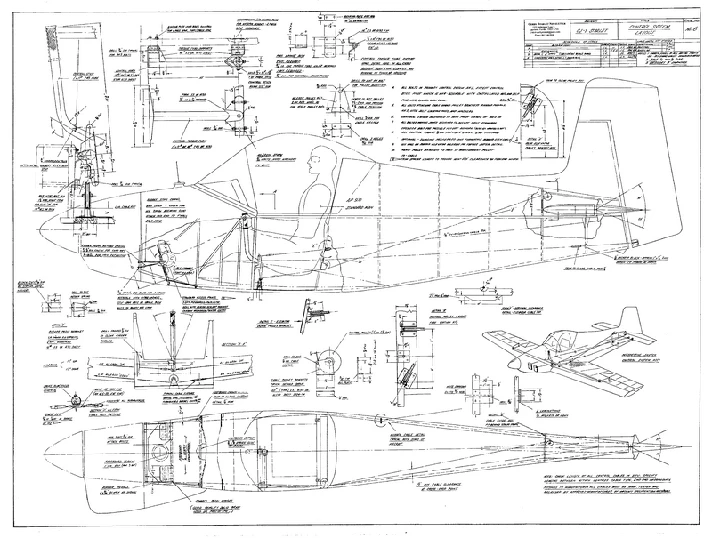 You Aviator. Drawings aircraft Corby CJ-1 Starlet