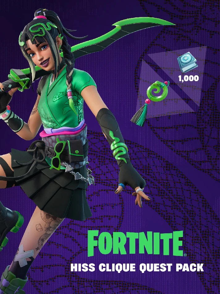 🔥Fortnite: Hiss Clique Quest pack key XBOX