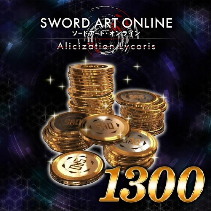 🌗SWORD ART ONLINE Alicization 1300 SAO Coins  Xbox