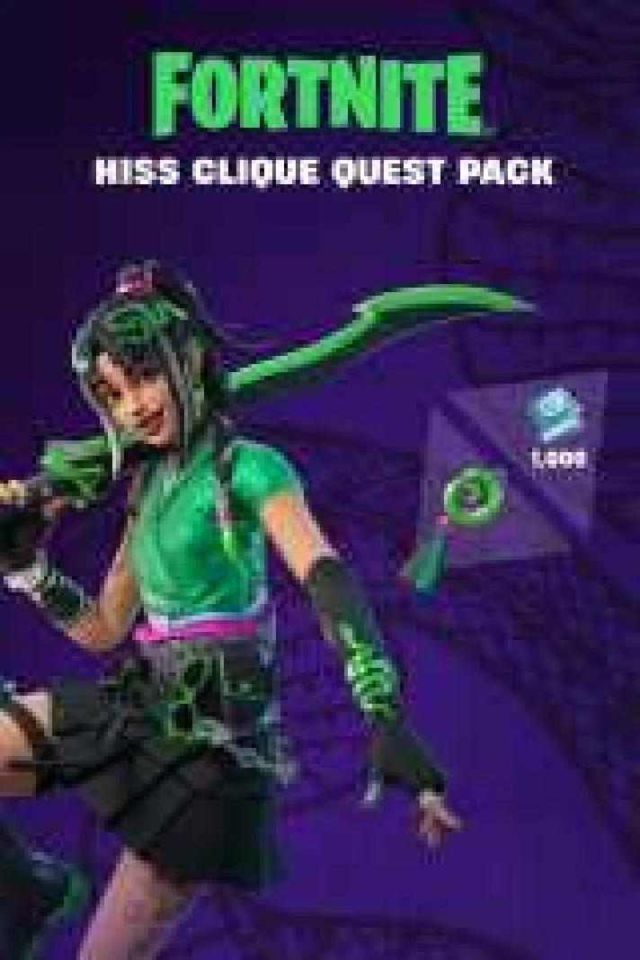 ✅💥 FORTNITE HISS CLIQUE QUEST PACK + 1000 VB 💥 XBOX