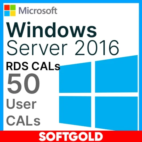  КЛЮЧ WINDOWS SERVER 2016 RDS USER CAL (50 ПОЛЬЗ.)