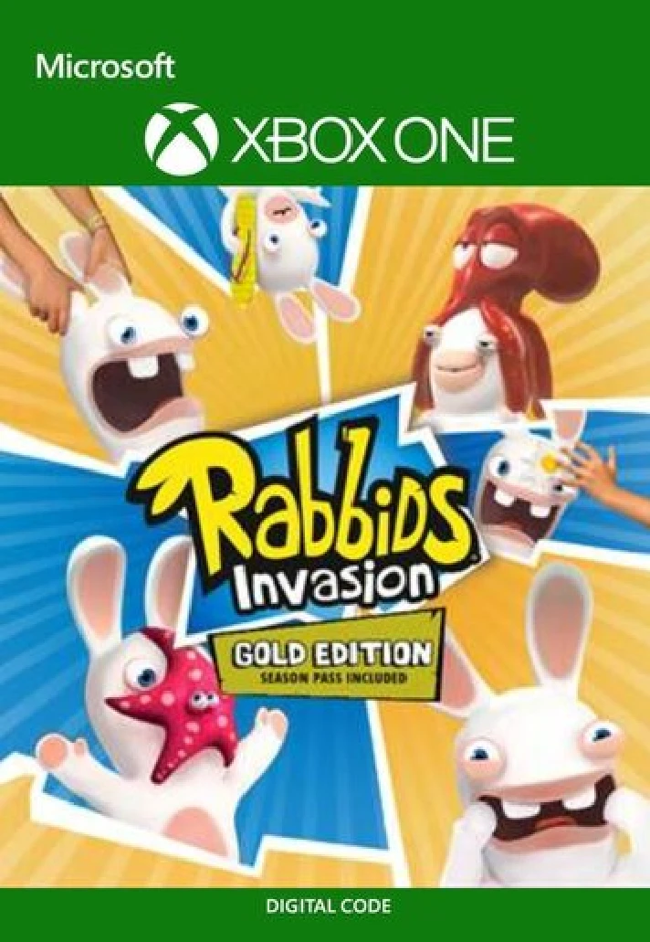 🔥🎮 RABBIDS INVASION GOLD XBOX ONE SERIES X|S KEY 🎮🔥