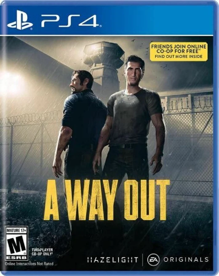 A Way Out  PS4 Rent 5 days