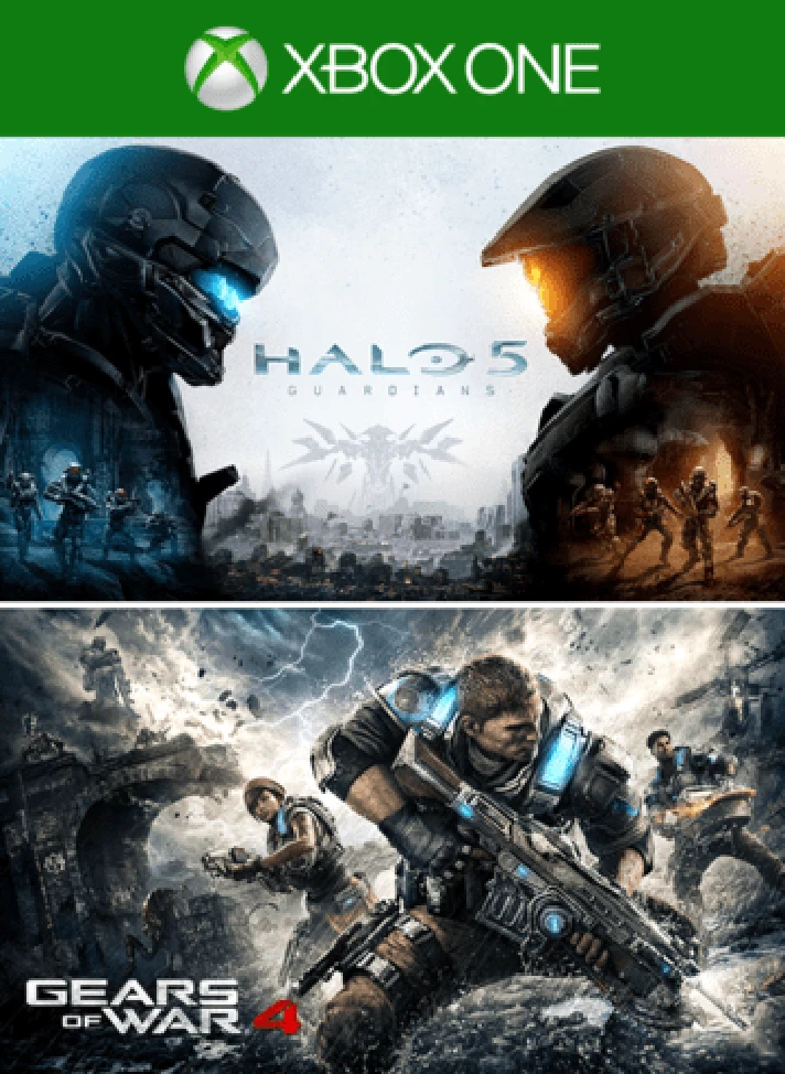 🎮Gears of War 4 and Halo 5: Guardians Bundle XBOX🔑KEY