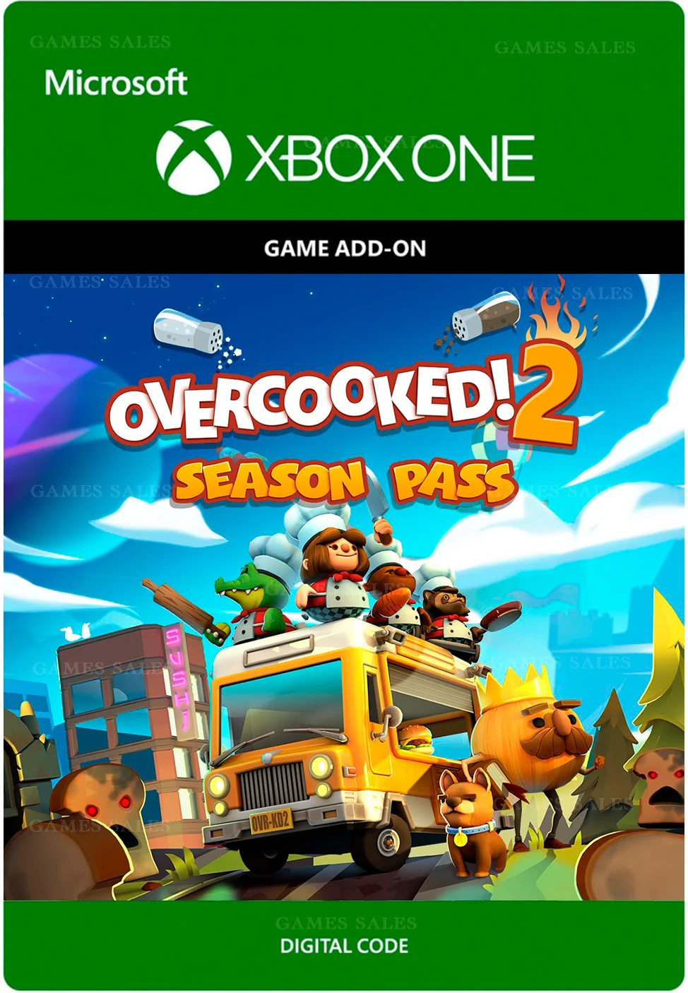 ✅❤️OVERCOOKED! 2 - SEASON PASS DLC❤️XBOX🔑КЛЮЧ✅