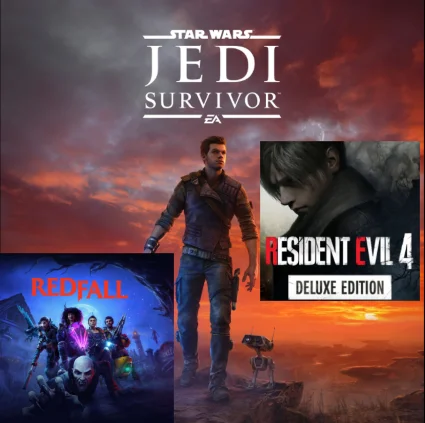 STAR WARS Jedi: Survivor + 🎁 Redfall + Resident Evil 4