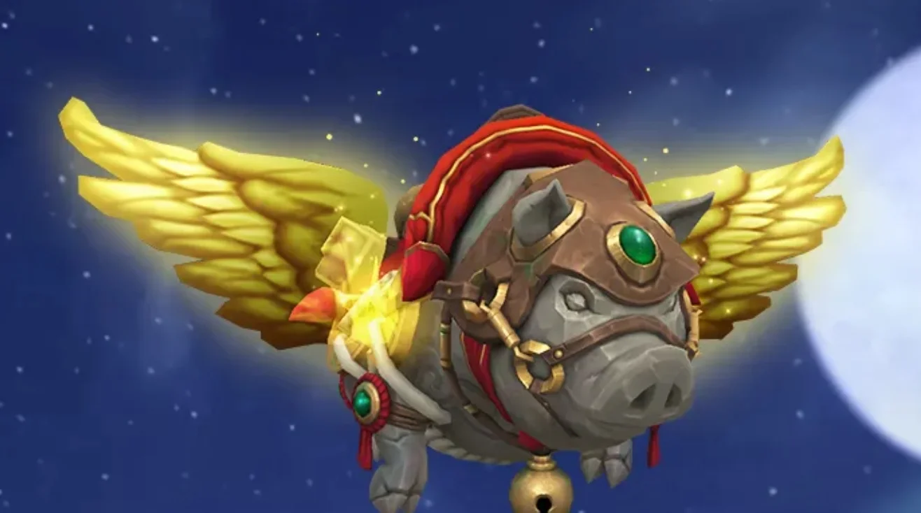 WoW in-game Mount: Хрюндель, благодатный свин [EU]