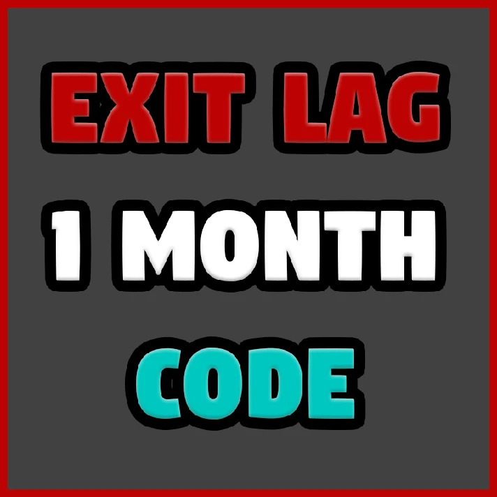 🔥 Exitlag 1 Month Prepaid Global Code 💳