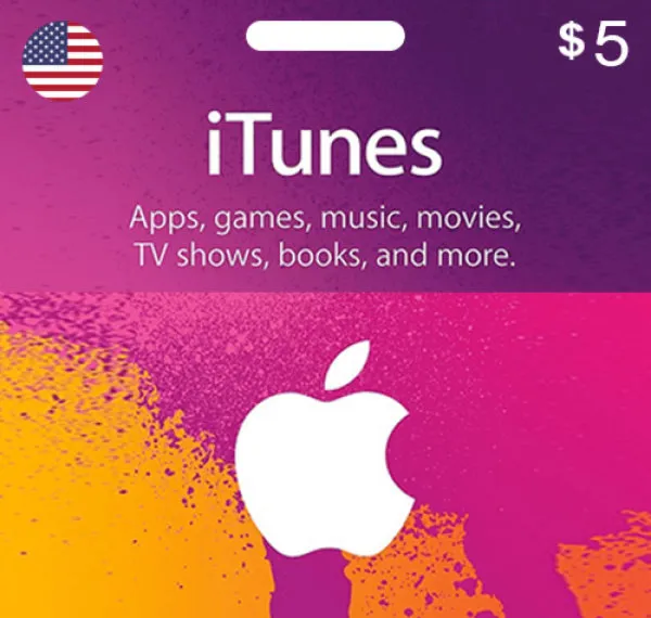 Itunes Gift Card 5$ (USA) 🇺🇸