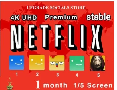 NETFLIX PREMIUM 4K 1Month Instant Delivery Guarante