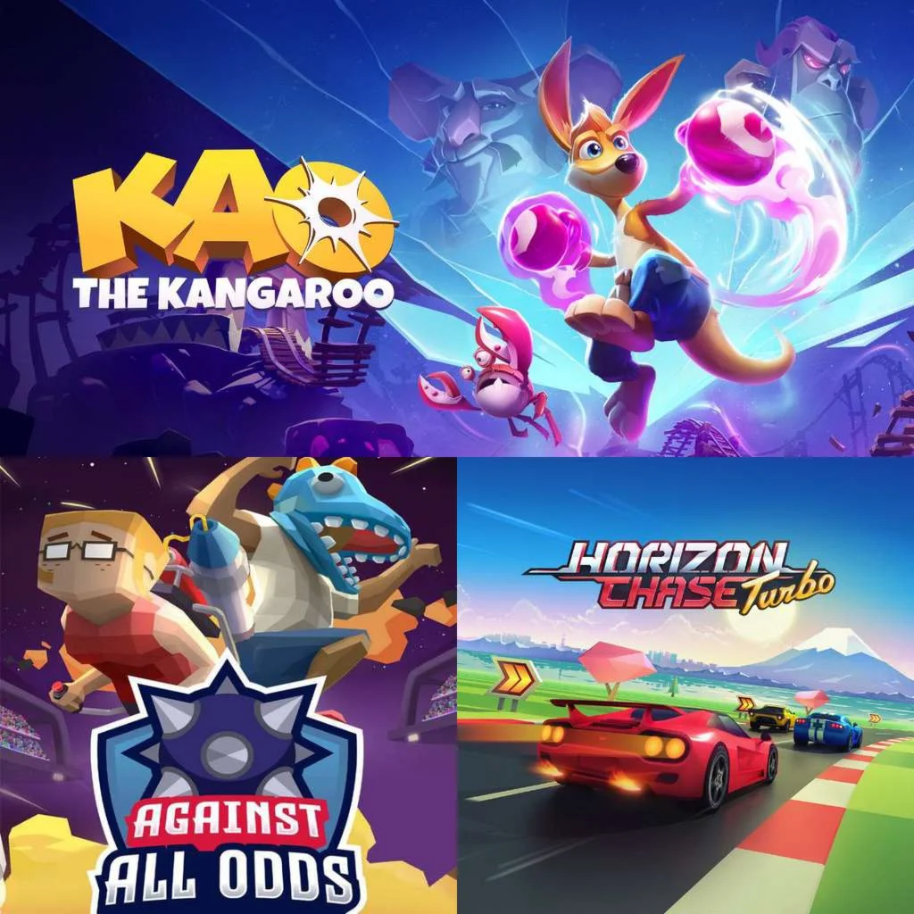 Horizon Chase Turbo Against All Odds Kao the Kangaroo