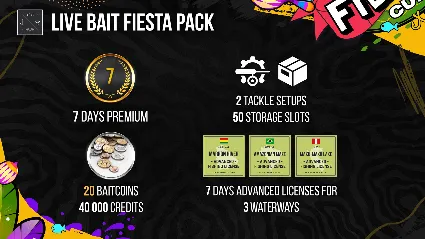 Fishing Planet: Live Bait Fiesta Pack DLC STEAM РОССИЯ