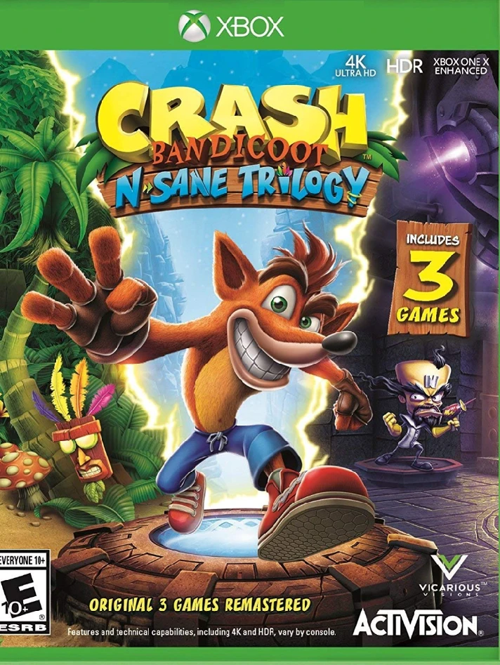 CRASH BANDICOOT N. SANE TRILOGY ✅(XBOX ONE, X|S) KEY🔑