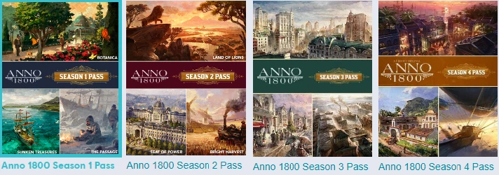 ❤️Uplay PC❤️Anno 1800 SEASON PASS 1-4❤️RUS❤️