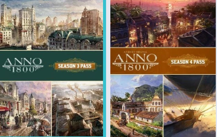 ❤️Uplay PC❤️Anno 1800 SEASON PASS 1-4❤️RUS❤️