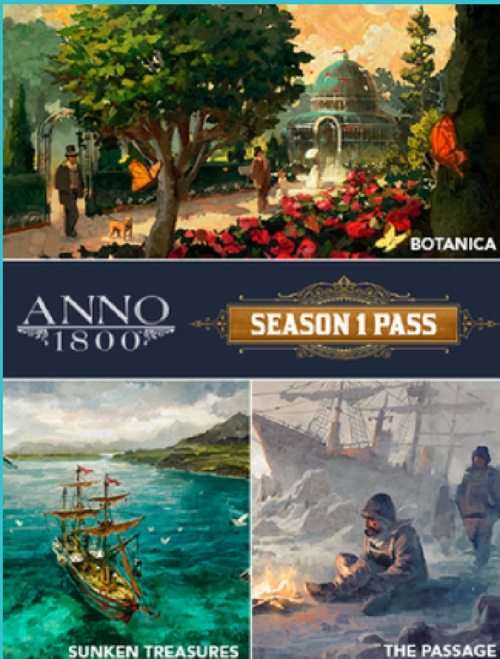 ❤️Uplay PC❤️Anno 1800 SEASON PASS 1-4❤️RUS❤️