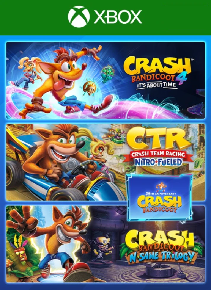 CRASH BANDICOOT - CRASHIVERSARY BUNDLE✅XBOX KEY🔑