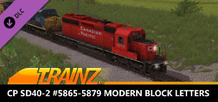 Trainz 2022 DLC - CP SD40-2 #5865-5879 Modern Block Let