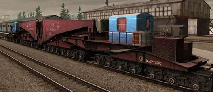 Trainz 2022 DLC - China D38 Schnabel Car - Red🔸STEAM