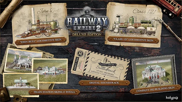Railway Empire 2 Deluxe Edition STEAM GIFT РОССИЯ