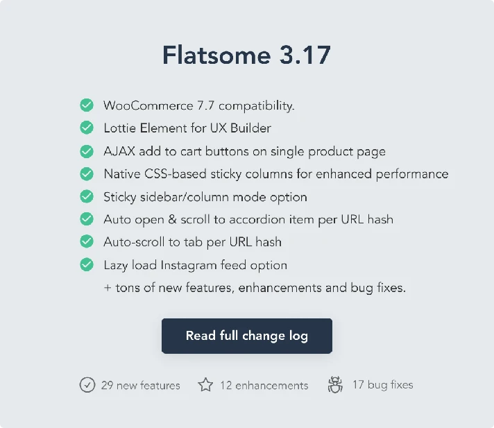 Flatsome [3.18.2] - Russification of the theme 🔥💜