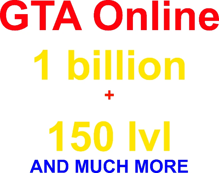 Grand Theft Auto V: 1 billion + 150 lvl