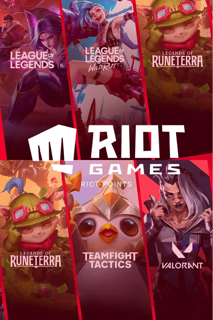 100 RIOT POINTS  ✅ LoL/VALORANT/TFT/LOR ✅ GLOBAL 🔥