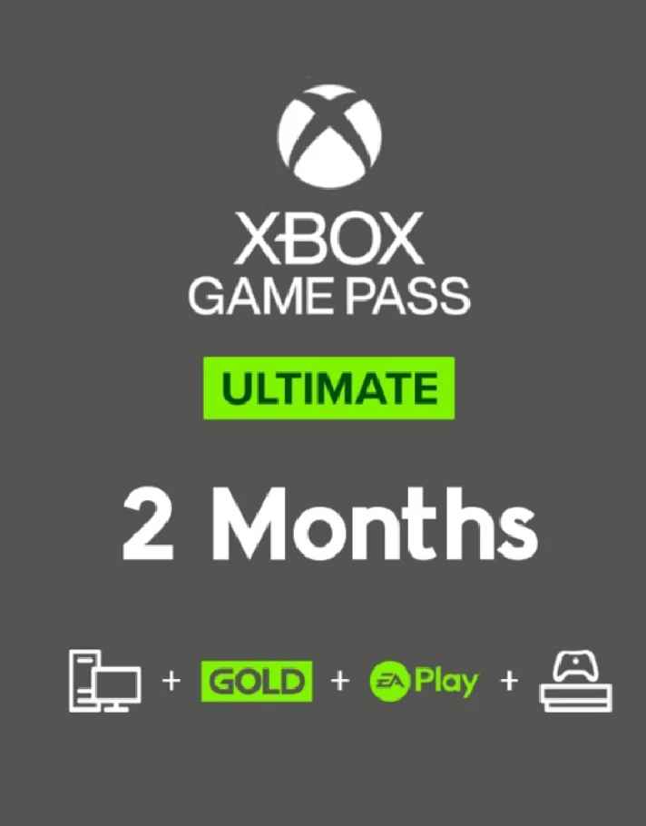 🌸Xbox Game Pass Ultimate+EA Play 2 months ✅ Key