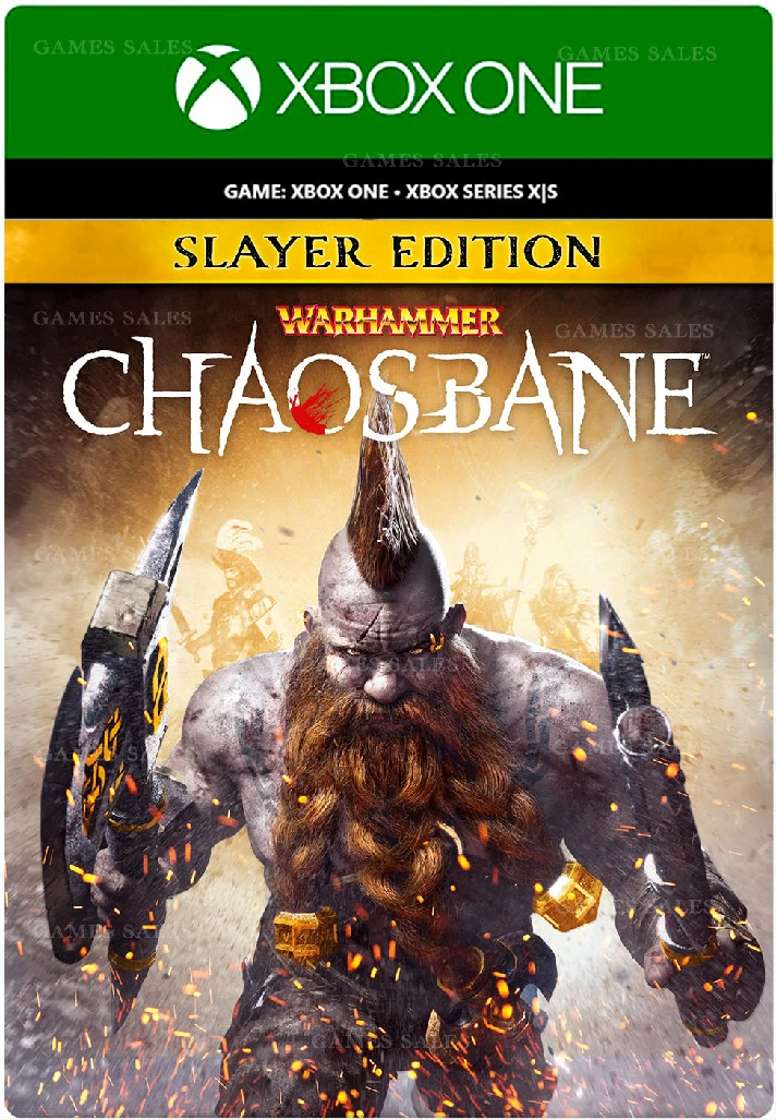 ✅❤️WARHAMMER: CHAOSBANE SLAYER EDITION❤️XBOX ONE🔑KEY