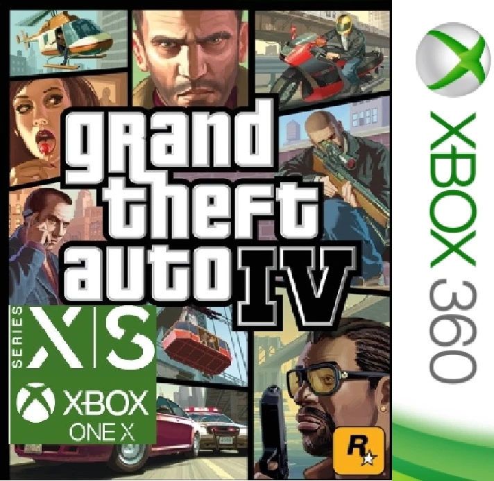 ☑️⭐GRAND THEFT AUTO IV XBOX +DLC⭐GTA4⭐GTA 4 XBOX⭐☑️#