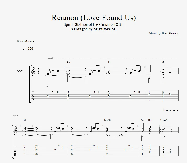 Hans Zimmer - Reunion (Love Found Us) - Spirit: Stallio