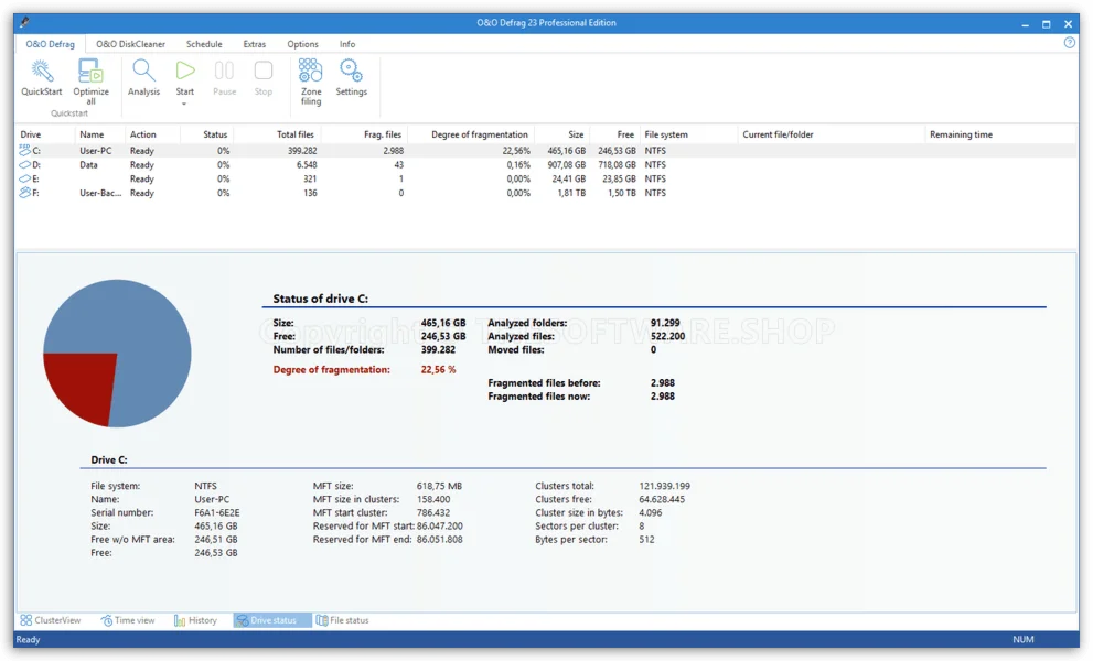 O&O Defrag 23 Professional Edition