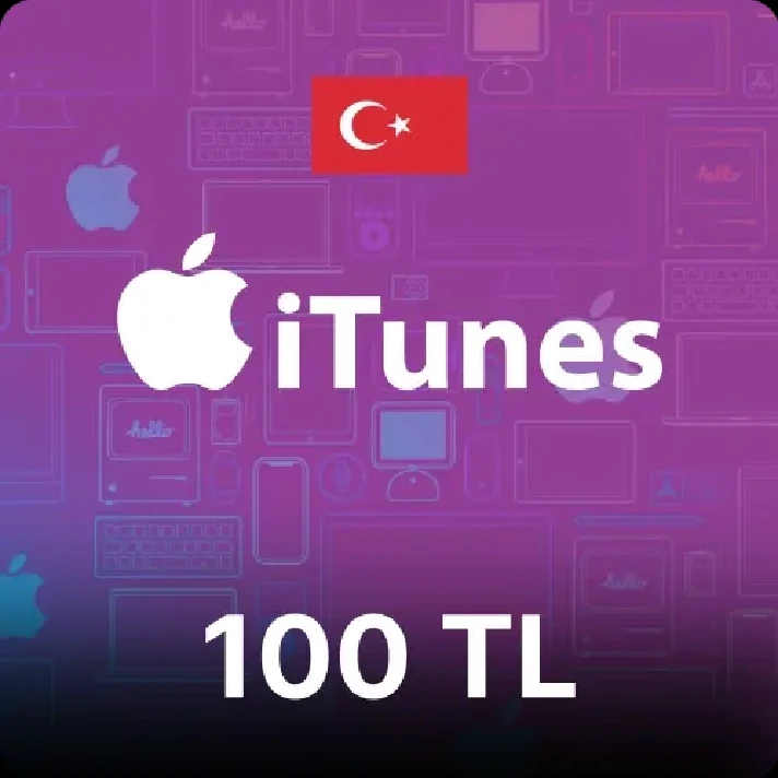 🎁GIFT CARD 🍏  Apple iTunes 🔴 TURKEY🔴100TL [NO FEES]