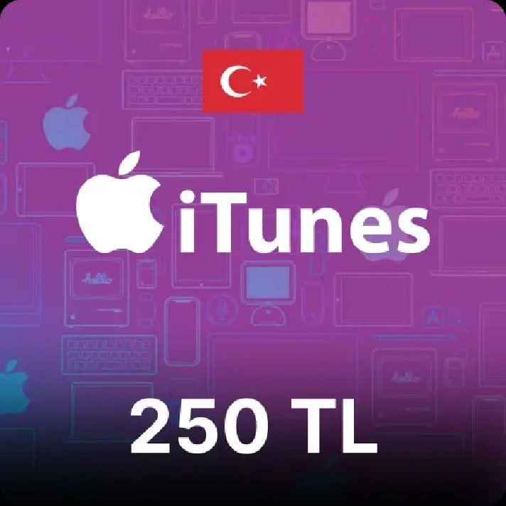 🎁GIFT CARD 🍏  Apple iTunes 🔴 TURKEY🔴250TL [NO FEES]