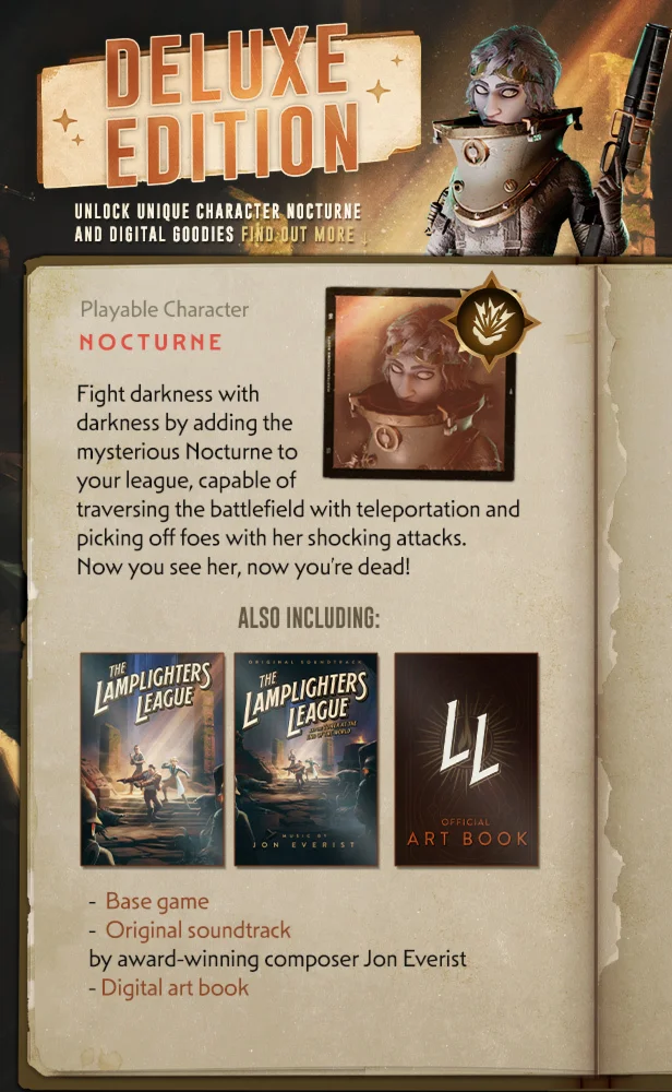 The Lamplighters League - Deluxe Edition steam Россия