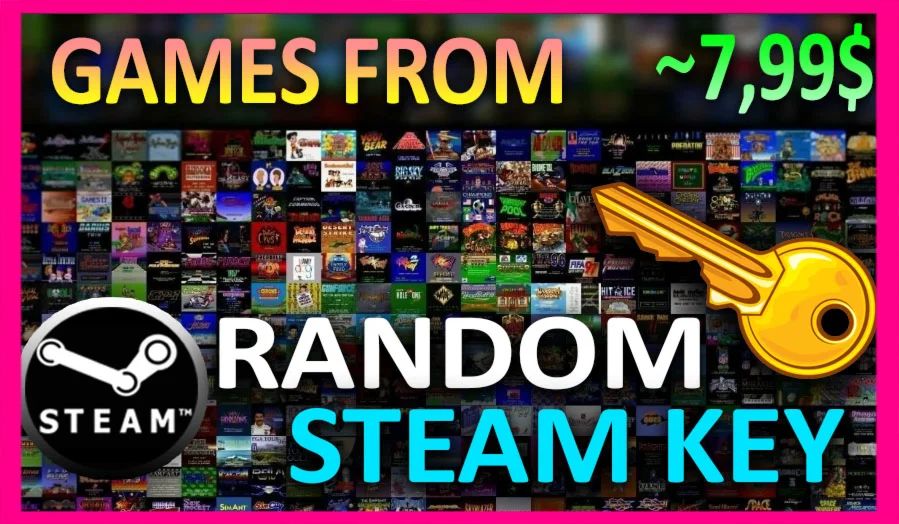 Steam Random Key (Игры от 7,99$) REGION FREE