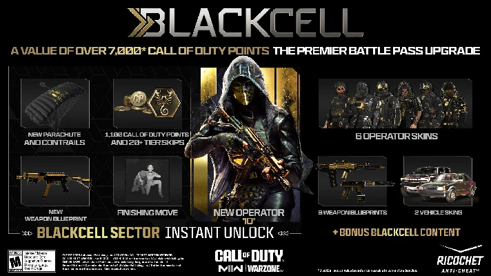 ✅Key COD®: Warzone - BlackCell Battlepass 4 (Xbox)