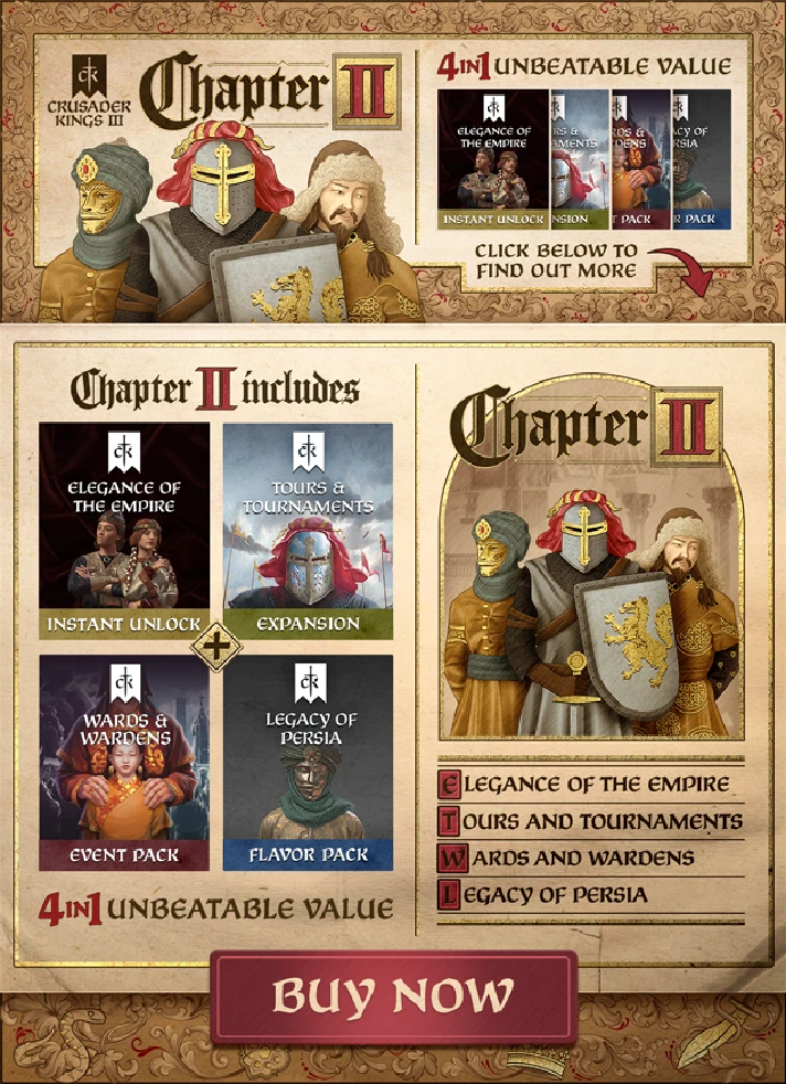 ✅ Crusader Kings III: Chapter II PC WIN 10 Key 🔑