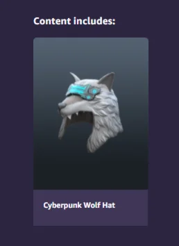 ⭐️ Roblox: Cyberpunk Wolf Hat Drop #1 