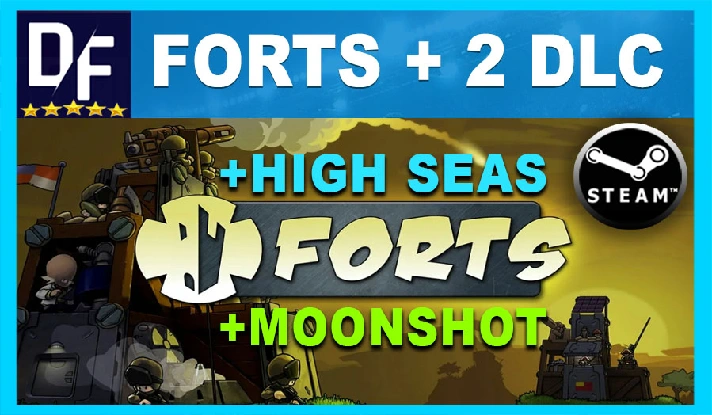 Forts+2 DLC:High Seas +Moonshot - ONLINE✔️STEAM Account