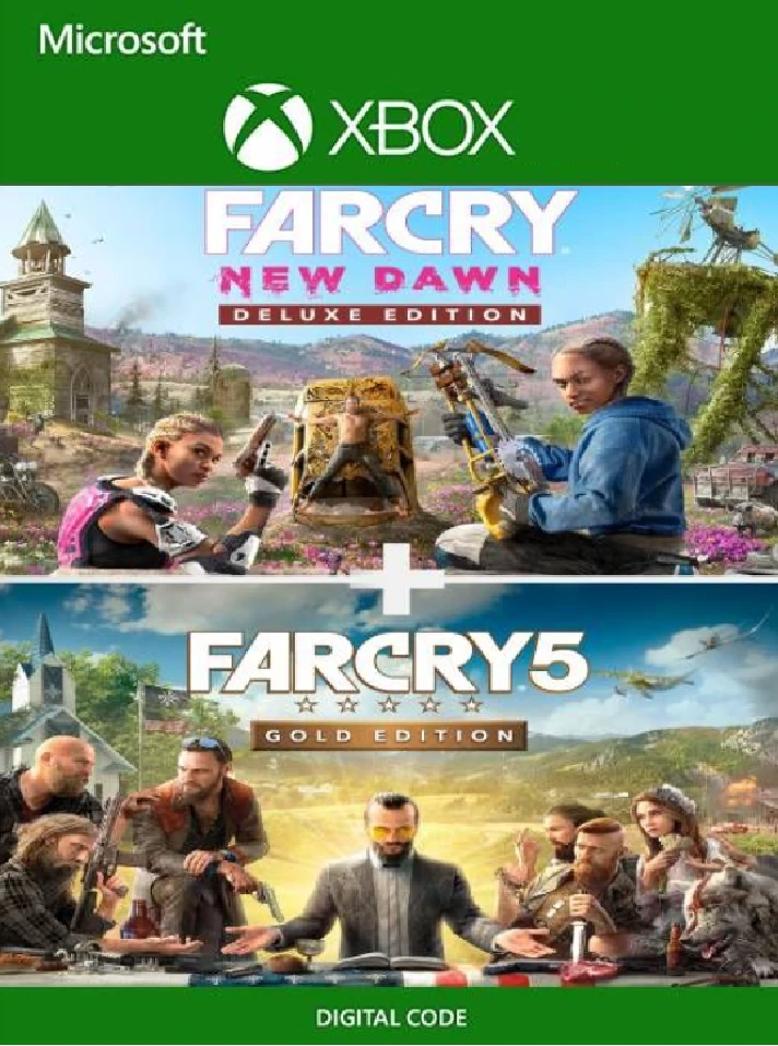 FAR CRY 5 GOLD + FAR CRY NEW DAWN DELUXE ✅XBOX KEY🔑