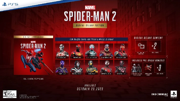 Marvels Spider-Man 2. Deluxe (PS5) AUTO 24/7 🎮 OFFLINE