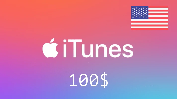 iTunes 🔥 Gift Card - 100$ 🇺🇸(USA)