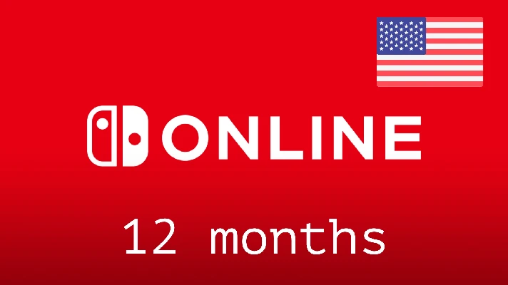 ✅Nintendo Switch Online🔥Gift Card-12 months 🇺🇸(US)