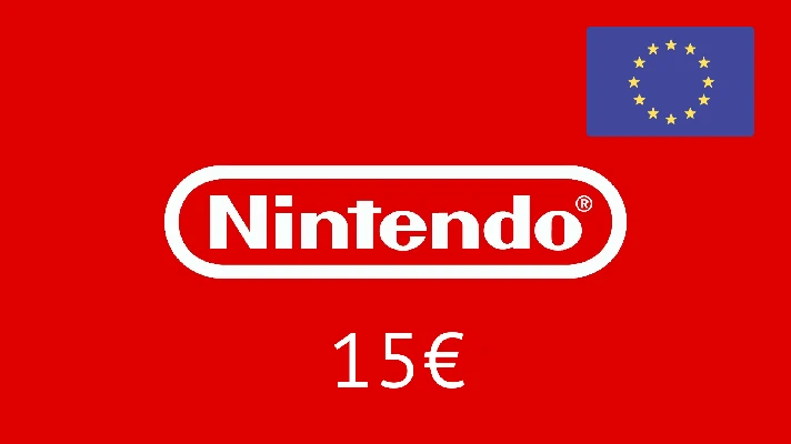 ✅Nintendo🔥Gift Card -    15 € 🇪🇺 (EU)